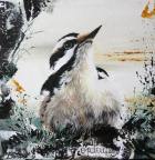 Downy Woodpecker Fem.